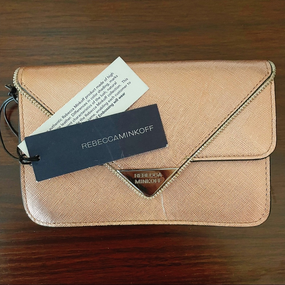Rebecca Minkoff Clutch Purse NWT Bronze